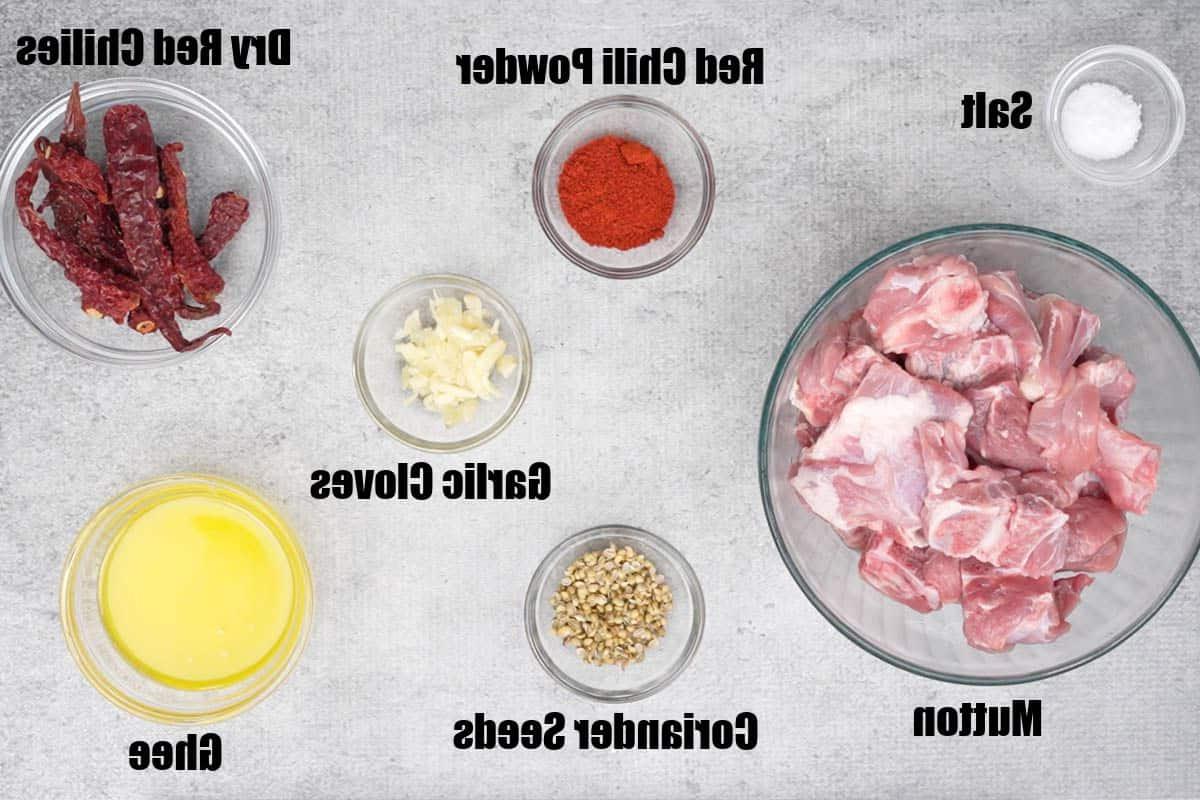Ingredienti per Jungli Maas.