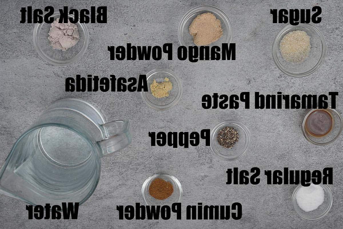 Jaljeera (Bevanda Estiva Indiana Acidula) 4 Ingredienti Jaljeera 2