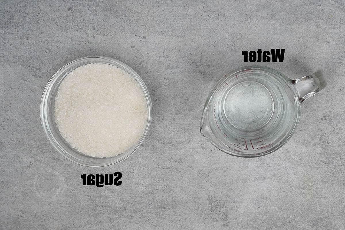 Dolce di pane 5 Ingredienti per lo sciroppo di zucchero del Double ka meetha.