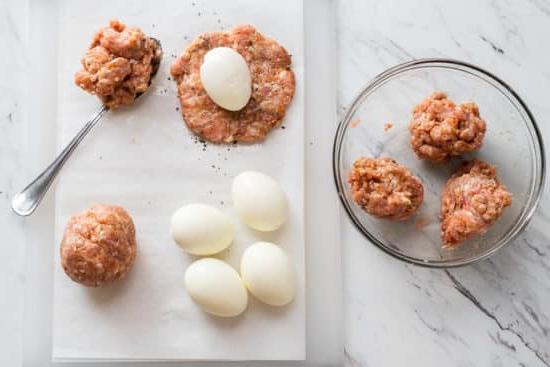 Preparazione Uova alla Scozzese Keto Low Carb