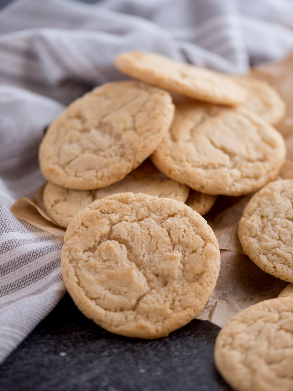 stacked condensed milk cookies made with eagle brand