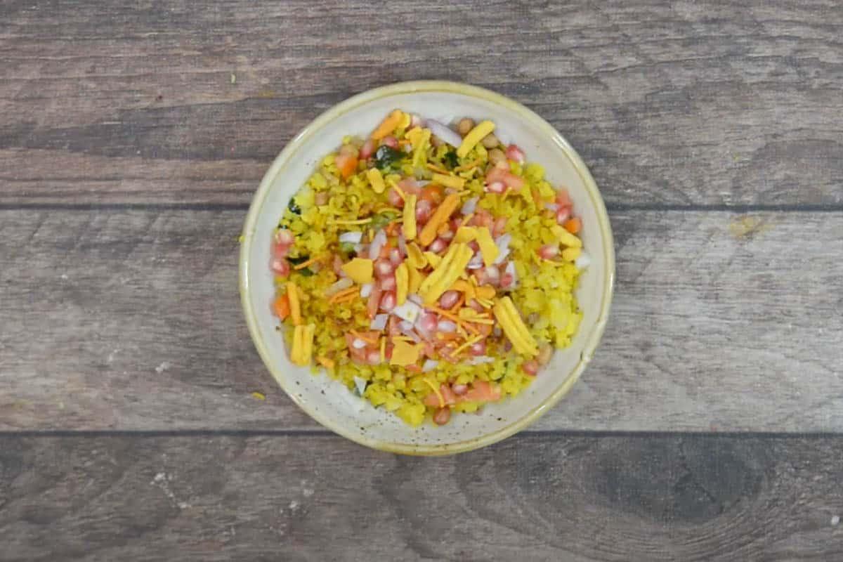 Indori poha pronto.