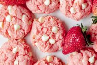 Heavenly Strawberry Cheesecake Cookies