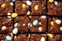 Mini Egg Brownies