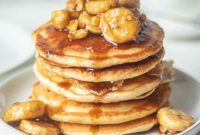 Heavenly Bananas Foster Pancakes