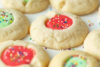 Iced Thumbprint Cookies