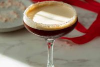 Peppermint Buzz Martini