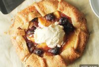 Sun-Drenched Peach Cherry Galette