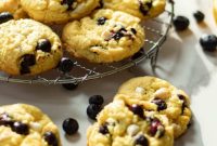 Zesty Blueberry Cake Cookie Bliss