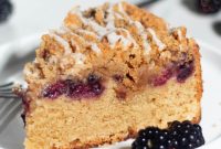 Homemade Blackberry Coffee Cake