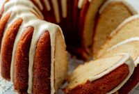 Rum-Infused Pound Cake with Nutty Brown Butter Glaze