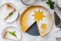 Tangy Passionfruit Tart with Almond Crust