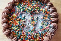 Toasted Butter Cake with Hazelnut Chocolate Dream Frosting
