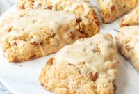 Spiced Orange Glazed Cinnamon Chip Scones