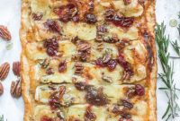 Vibrant Cranberry and Creamy Brie Tart