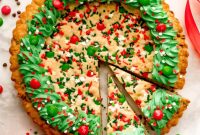 Festive Christmas Cookie Cake