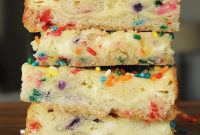 Festive Confetti Cheesecake Bars