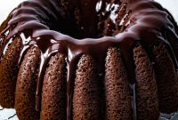 Signature Chocolate Sour Cream Pound Cake