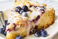 Blueberry Cream Cheese Swirl Coffee Cake