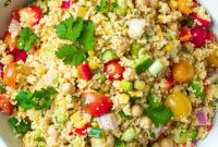 Vibrant Vegan Couscous & Chickpea Salad