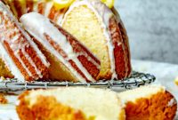 Sunshine Lemon Sour Cream Cake