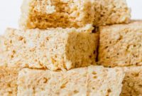 Gourmet Rice Krispie Treats with Brown Butter and White Chocolate Ganache