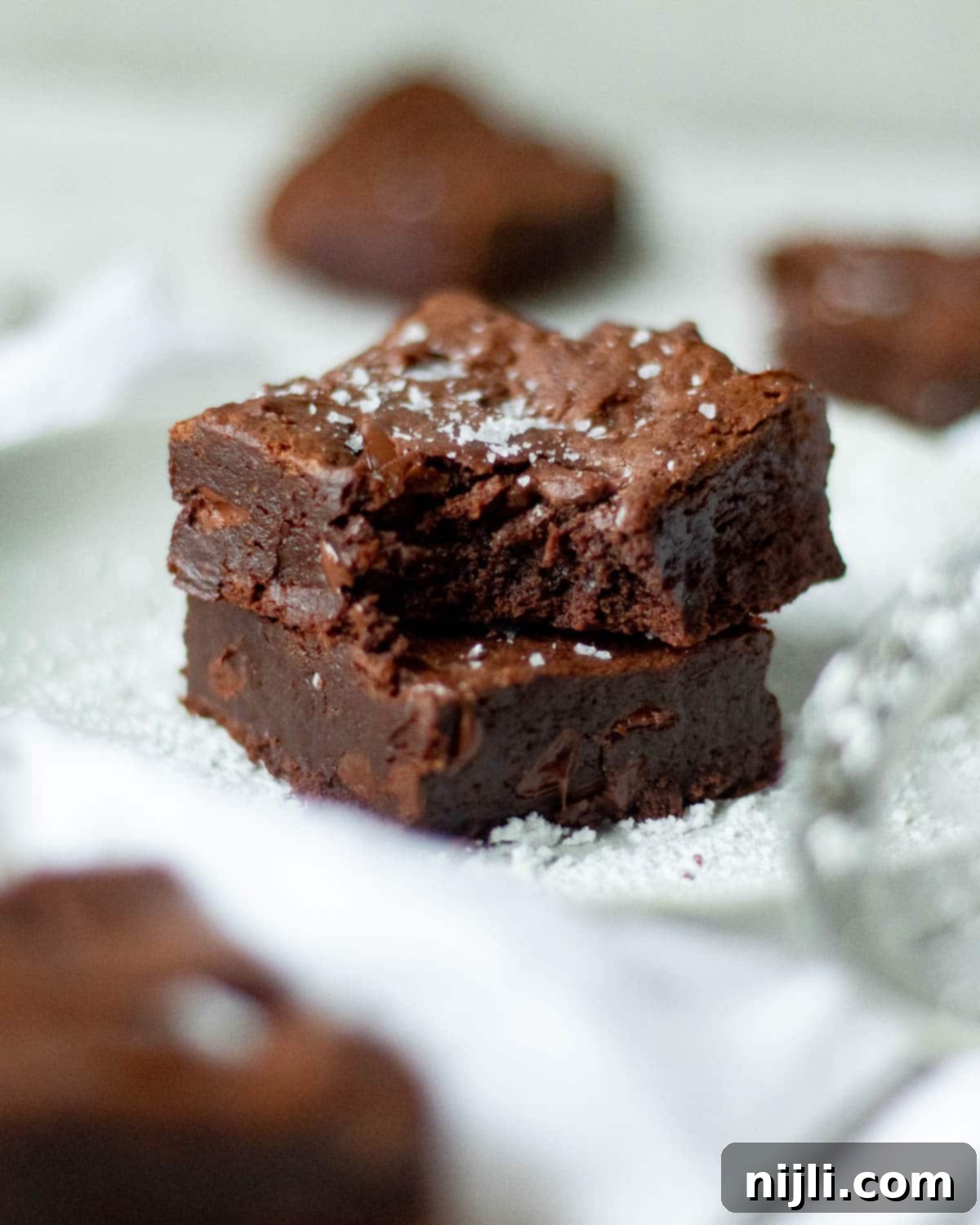 stacked easy condensed milk brownies