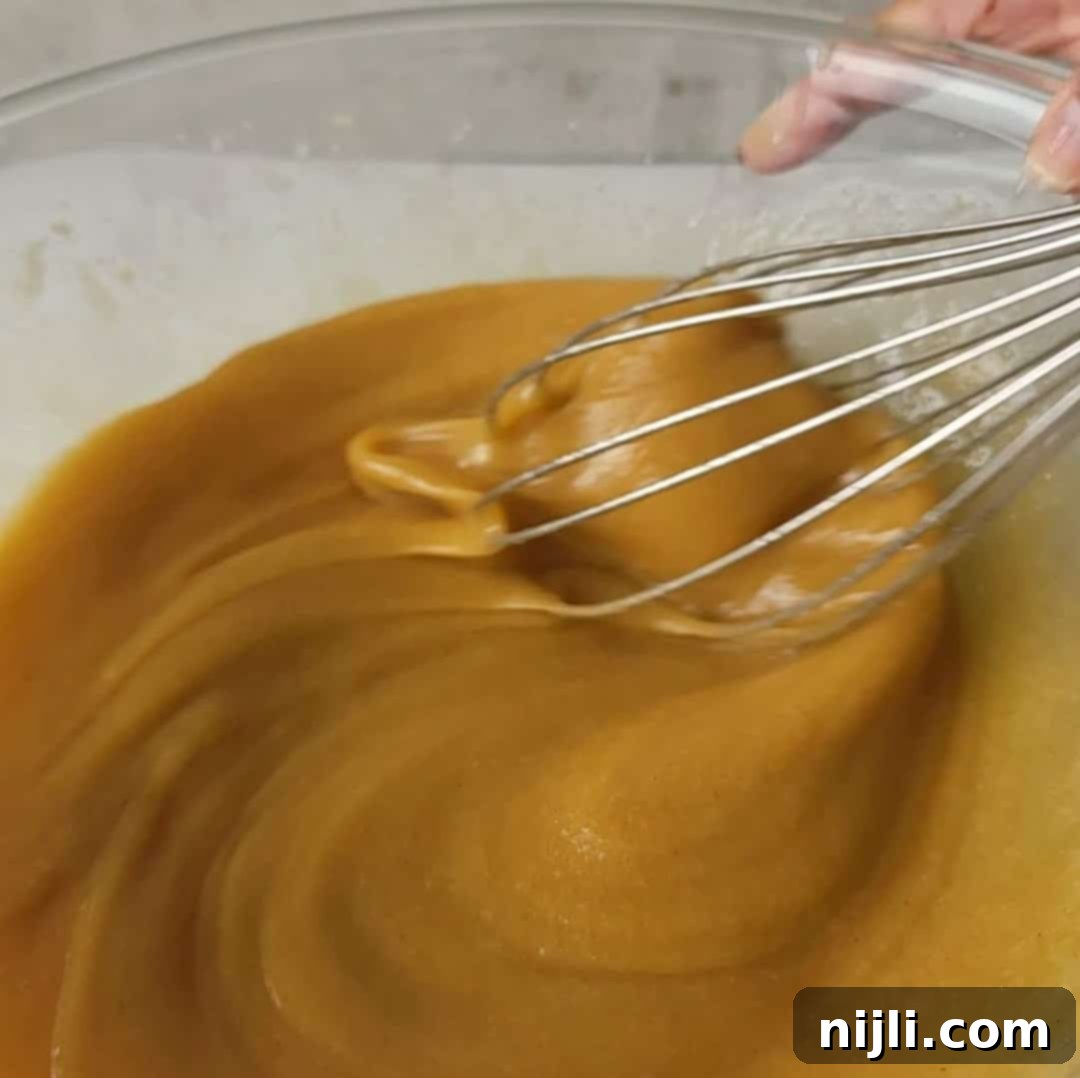 Green Tea Dream Brownies 8 Step 2: Adding eggs and vanilla to the sugar and butter mixture