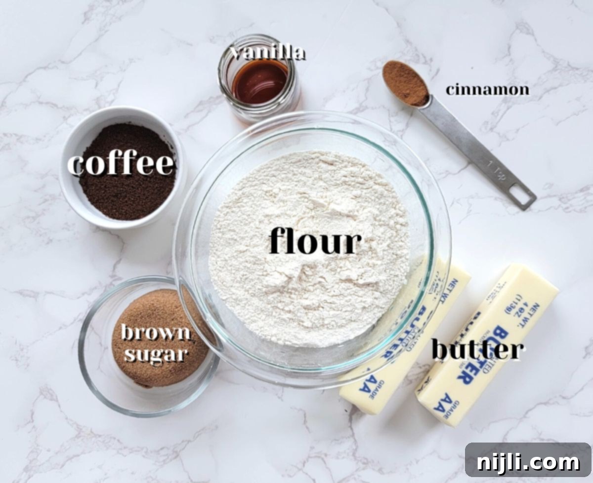 Espresso Bites 4 coffee cookies recipe ingredients