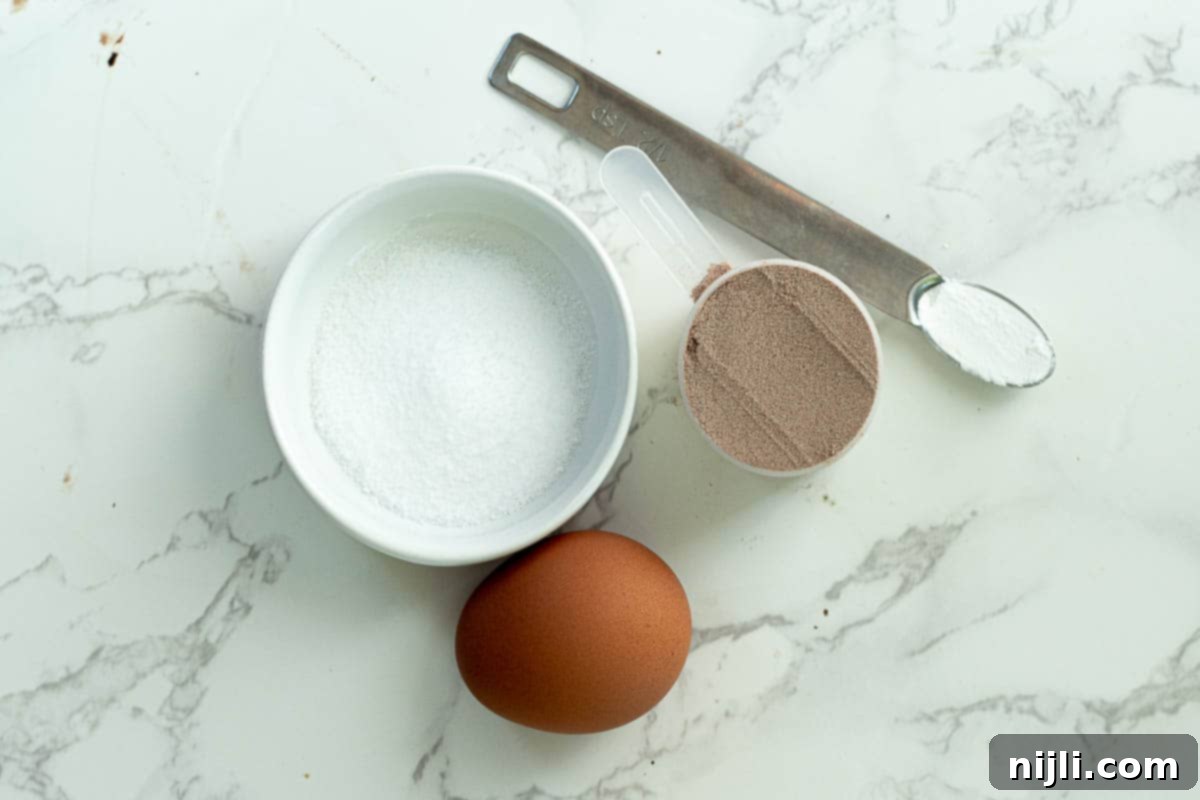 Healthy Protein Mug Cake in Minutes 3 protein mug cake ingredients