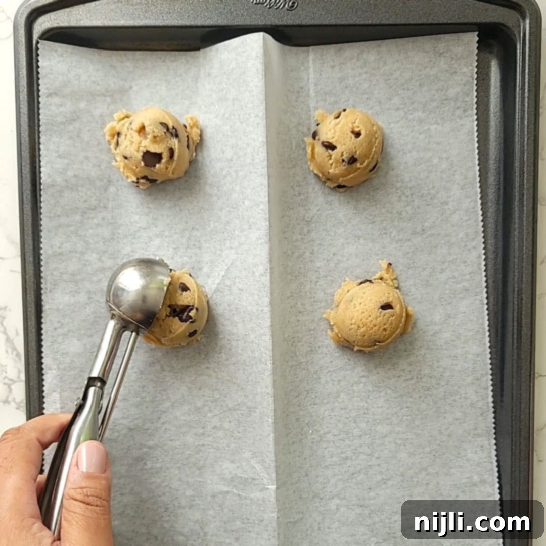 Classic Chocolate Chip Cookies with White Sugar 11 chocolate chip cookies without brown sugar - step 6