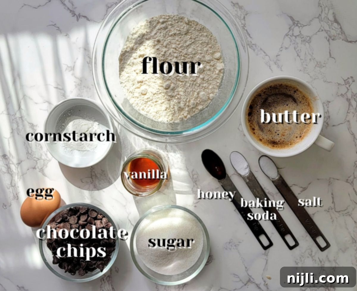 Classic Chocolate Chip Cookies with White Sugar 4 chocolate chip cookie recipe ingredients