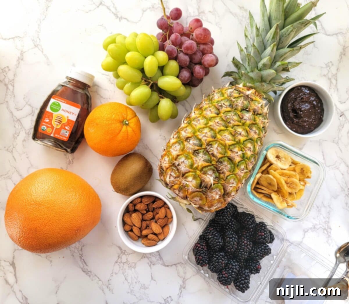 Gourmet Fruit Platter 4 fruit charcuterie board ingredients