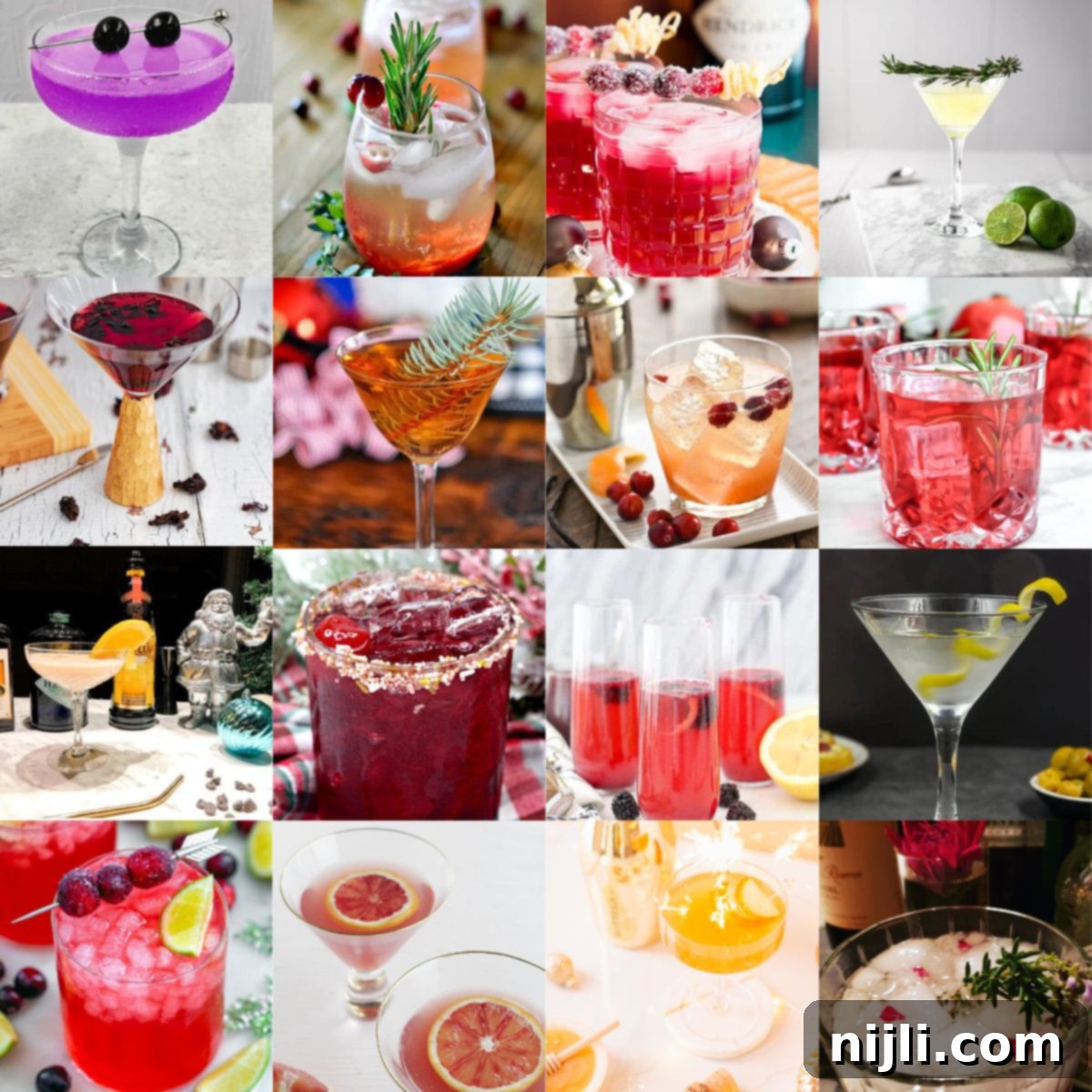 Yuletide Gin Creations 2 christmas gin cocktails