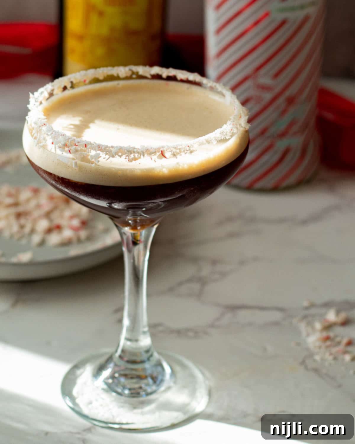 Peppermint Buzz Martini 5 peppermint mocha martini