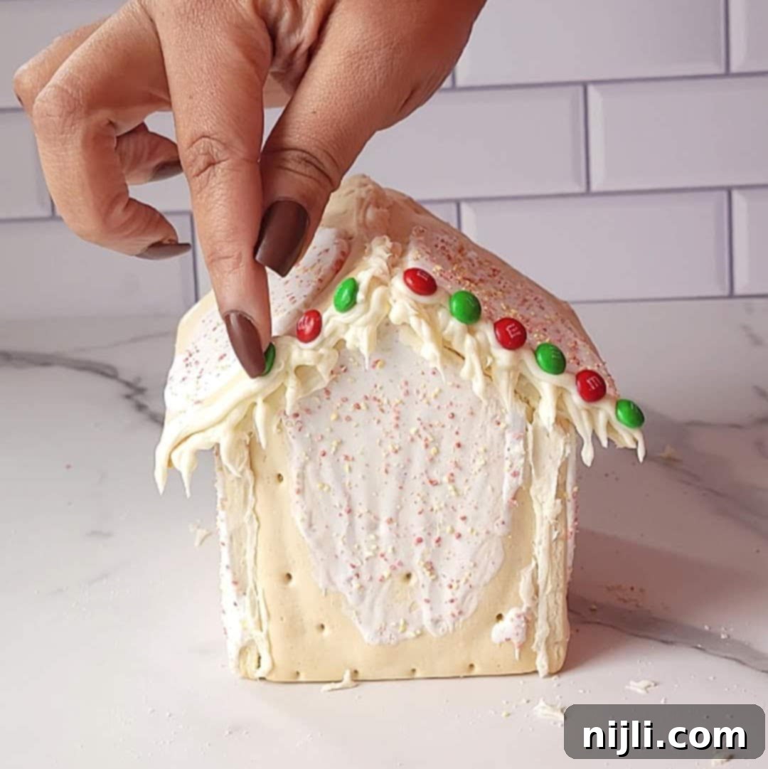 Pop Tart Gingerbread House Step 7