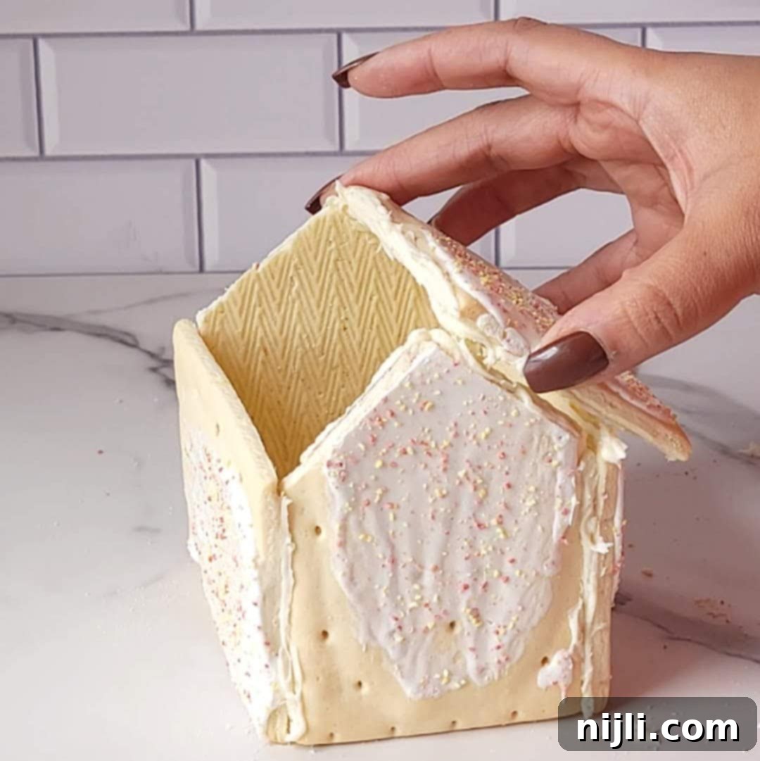Pop Tart Gingerbread House Step 5