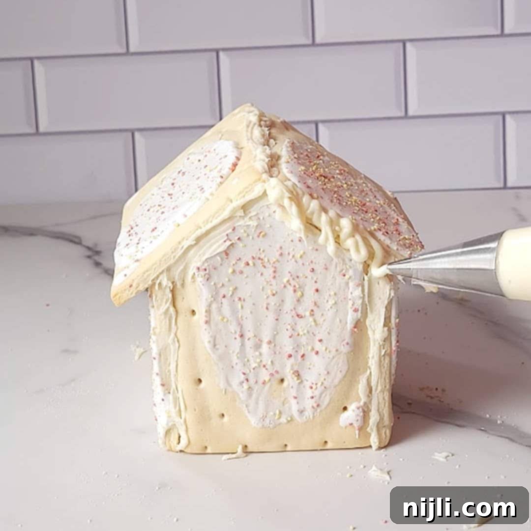 Pop Tart Gingerbread House Step 6
