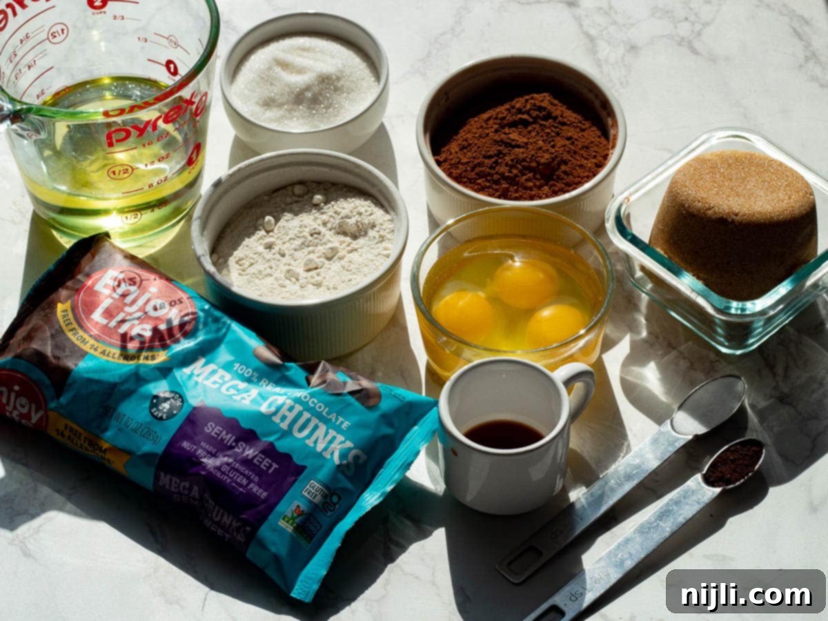 dairy free brownies ingredients