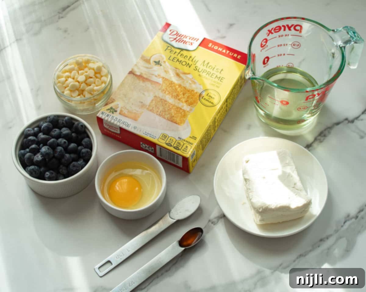 Zesty Blueberry Cake Cookie Bliss 3 krolls lemon blueberry cookies ingredients