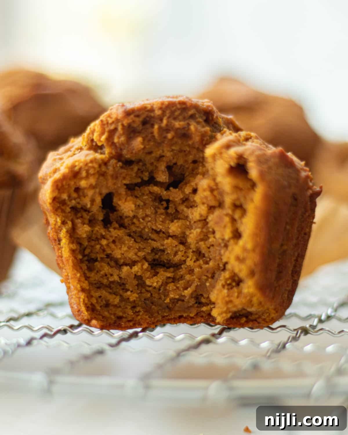 Spiced Banana Pumpkin Muffins 3 pumpkin banana muffins healthy