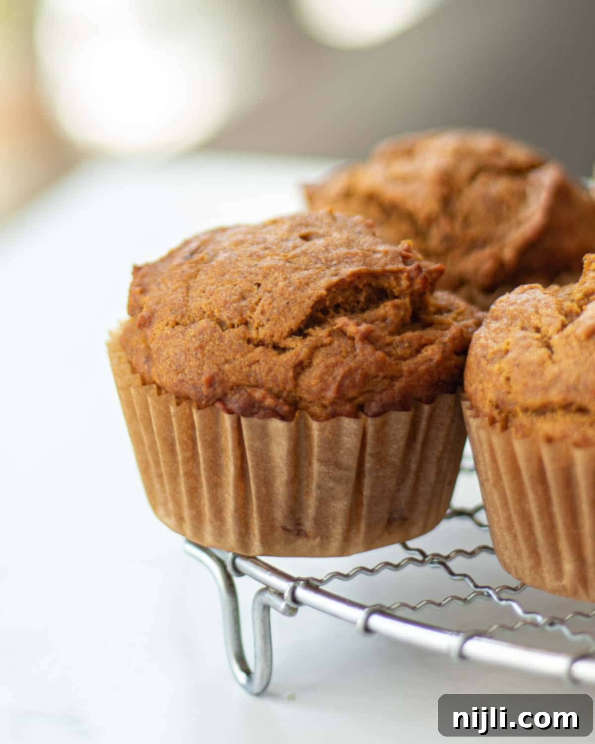 Spiced Banana Pumpkin Muffins 6 easy pumpkin banana muffins