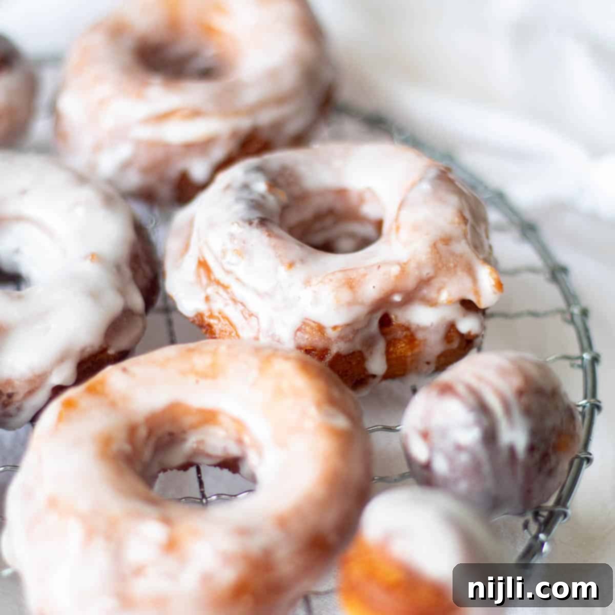 Pillsbury's Signature Cinnamon Swirl Donuts 2 cinnamon roll donuts