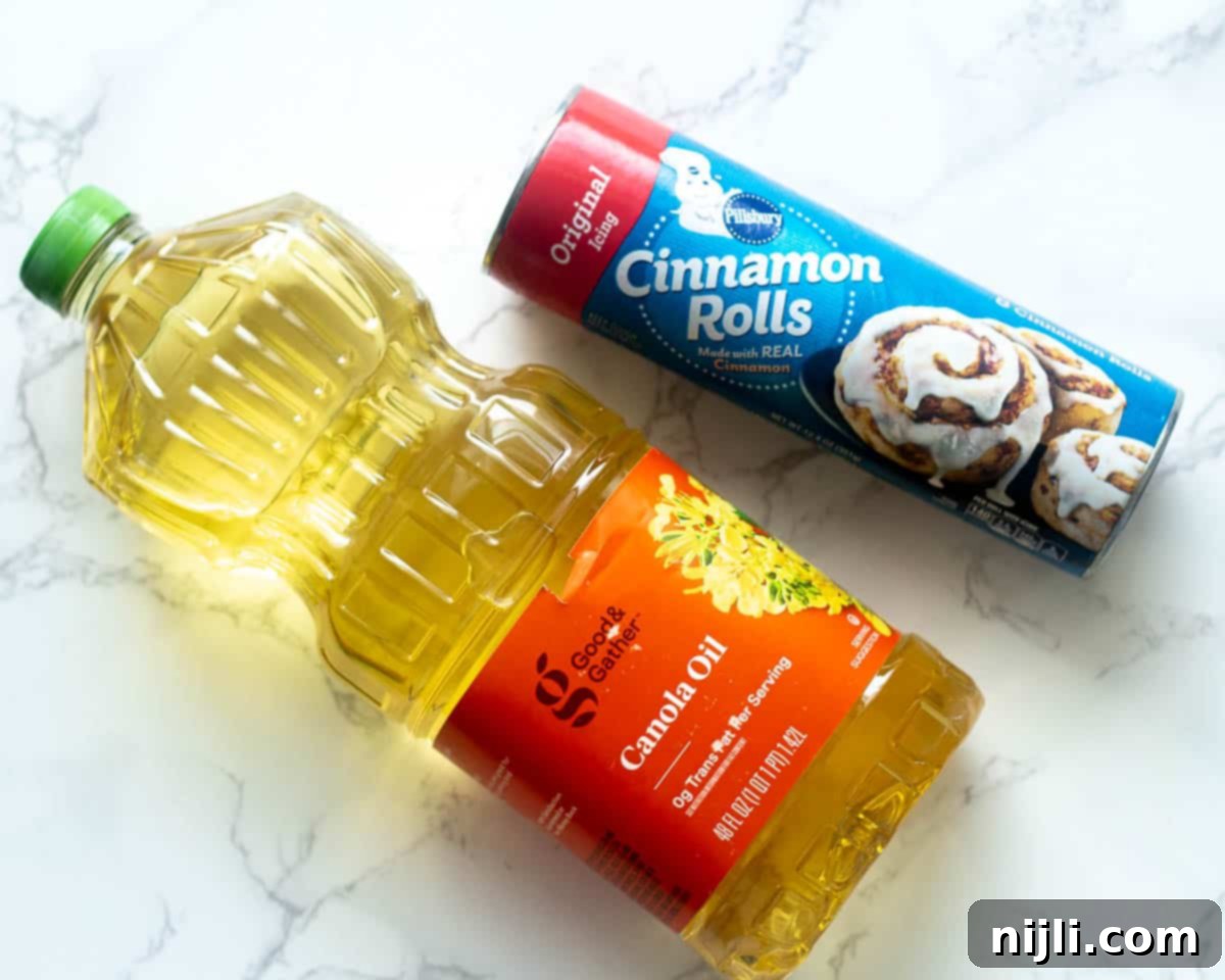 Pillsbury's Signature Cinnamon Swirl Donuts 4 cinnamon roll donuts ingredients
