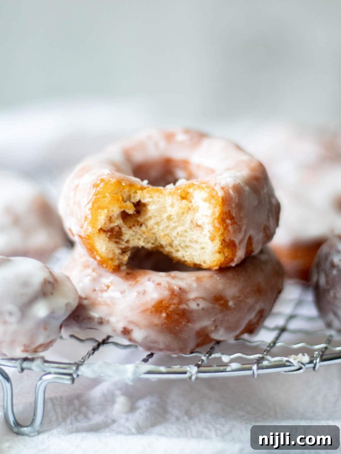 Pillsbury's Signature Cinnamon Swirl Donuts 5 baked cinnamon roll donuts