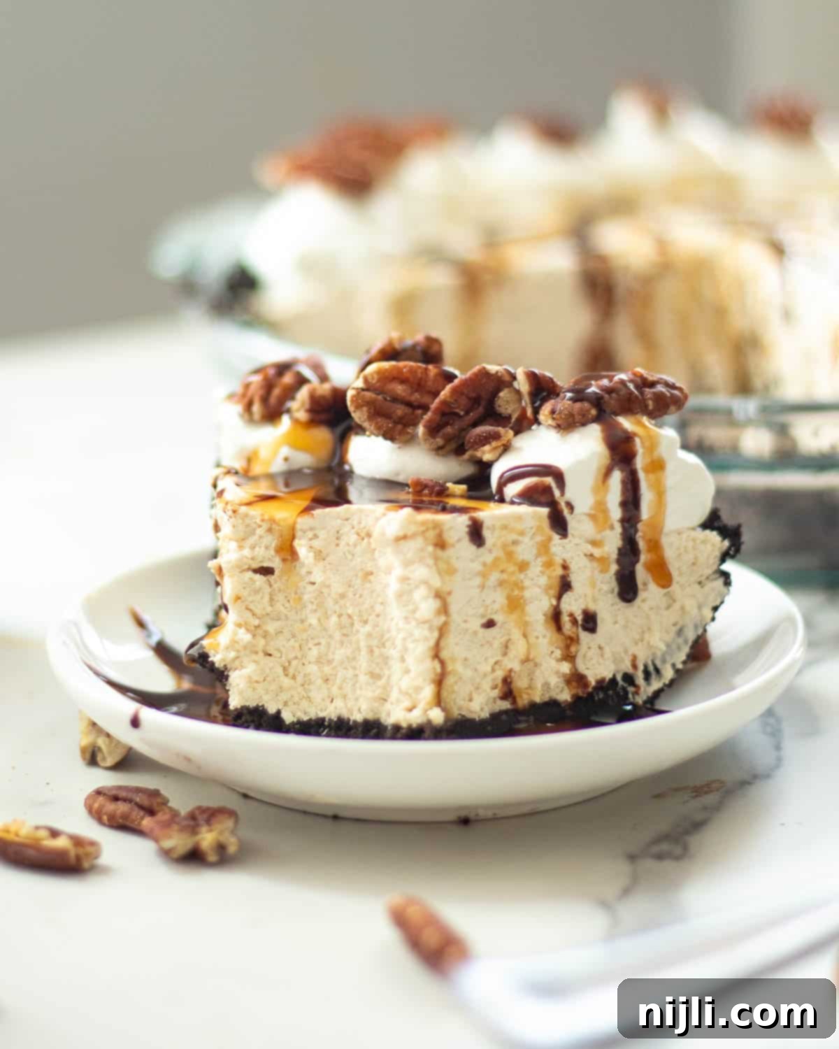 Caramel Pecan Turtle Pie 12 turtle pie ice cream
