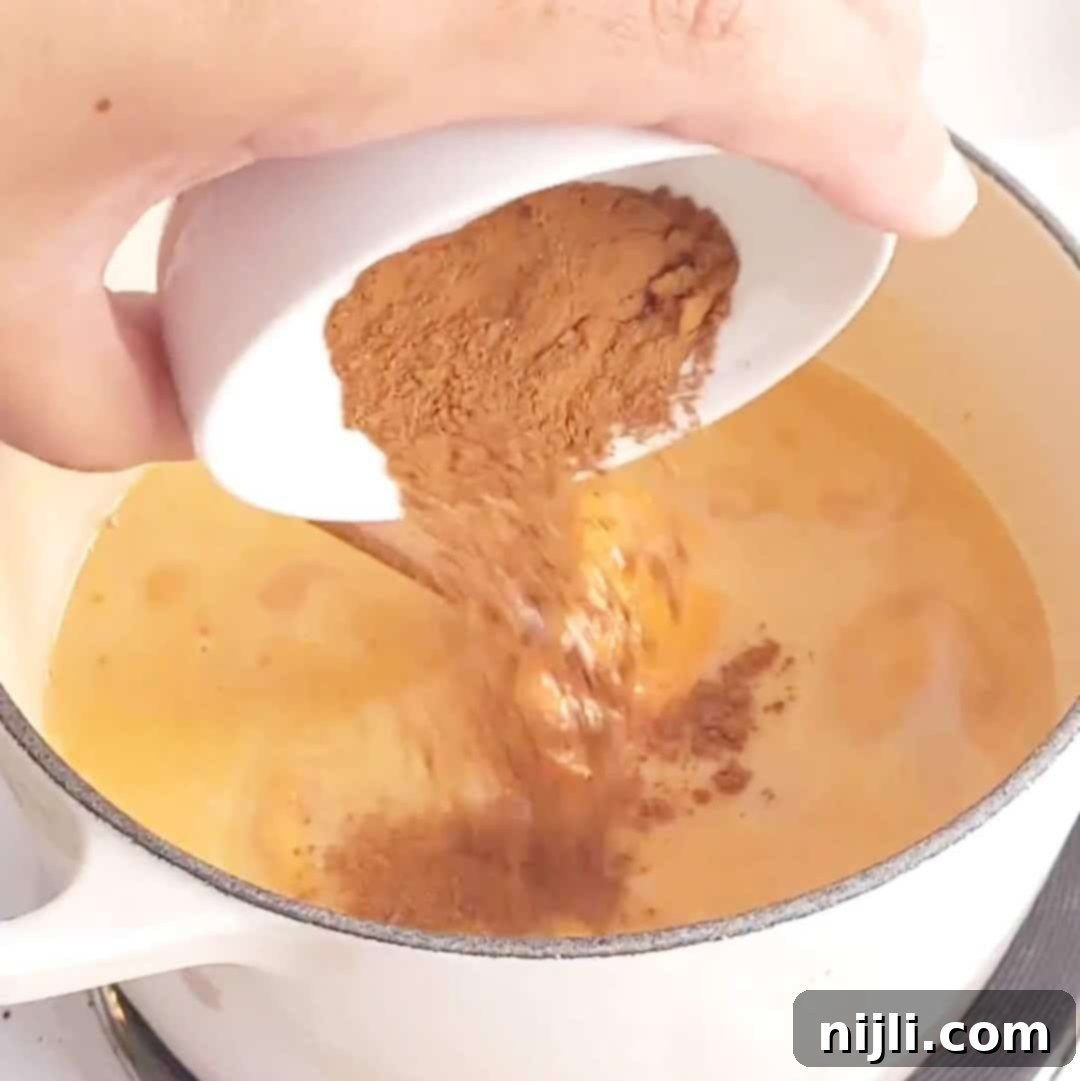 Starbucks Pumpkin Spice Sauce 8 starbucks pumpkin sauce step 3: adding pumpkin pie spice and salt
