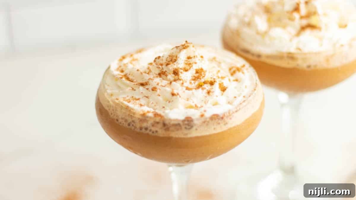 Pumpkin Spice Espresso Martini 5 pumpkin spice syrup