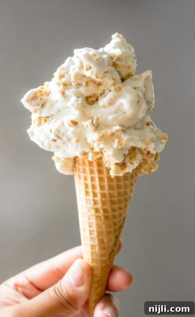 No-Churn Key Lime Pie Perfection 3 no-churn key lime pie ice cream