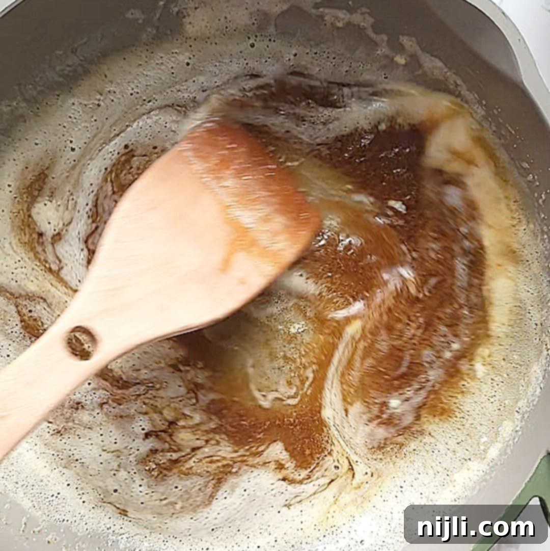 Rum-Infused Pound Cake with Nutty Brown Butter Glaze 15 rum soaked cake recipe step 5